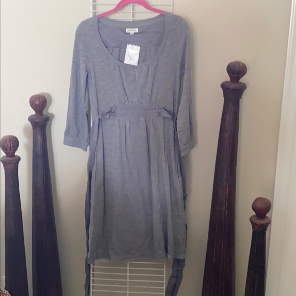 Gray sheath dress